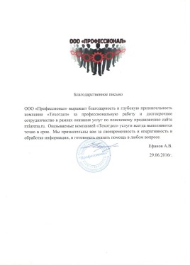 ООО Профессионал - ЕФАНОВ А.В.